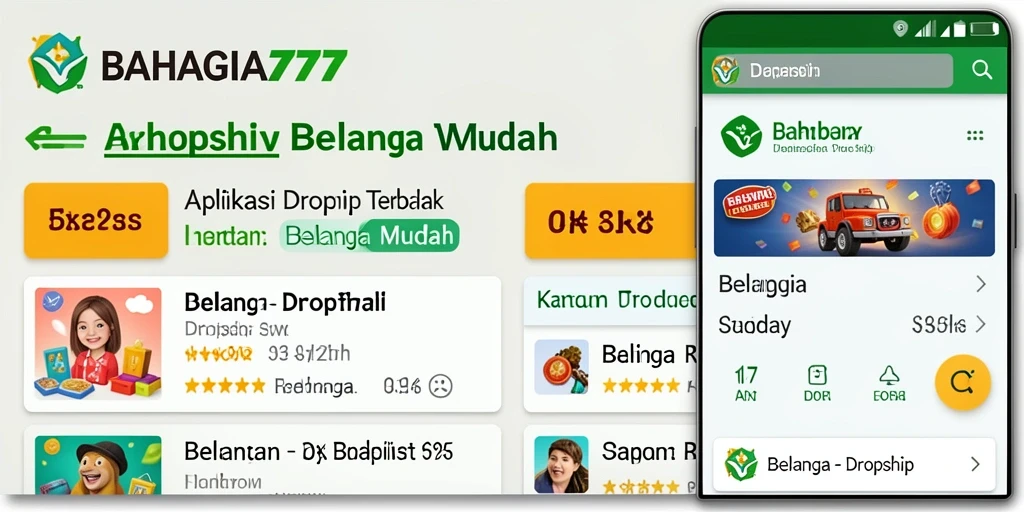 Tampilan antarmuka aplikasi BAHAGIA777 yang intuitif.